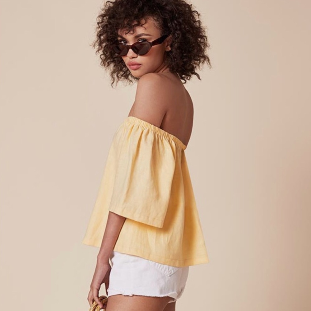 Reformation Off the Shoulder Top